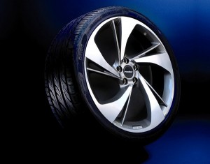 Wheel kit Heli Star design black (20 inch) with winter tire
