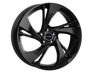 Set of light alloy rims Heli Star Black Design 18"