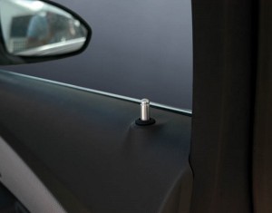 Aluminum door lock pins (chrome)