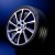 Complete wheel and tire kit in Turbo Star design