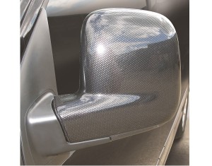 Mirror cover set (carbon-look) - up to MY2009