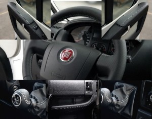 Complete leather package black