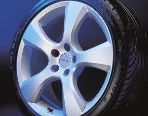 Wheel kit in Evo Star design (18 inch) with winter tire