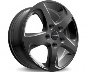 Light alloy wheel set Wave black design exclusive (17 inch)