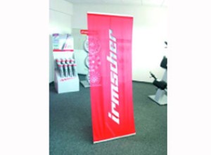 Indoor-Banner mit Ständer