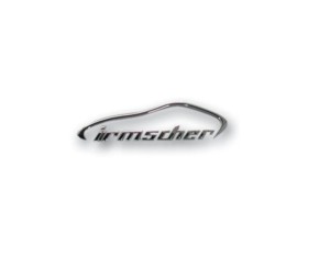 Irmscher logo met silhouet