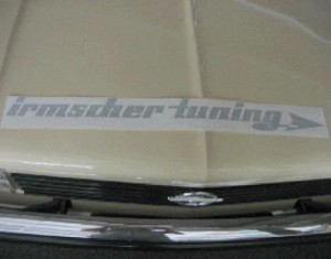 Sticker Irmscher Tuning 8 x 74,5 cm 
