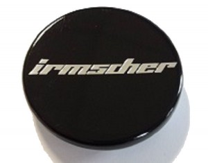 Set wielnaafkap zwart met Irmscher logo