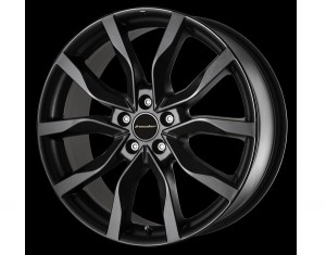 Light alloy wheel set in High-Star black design